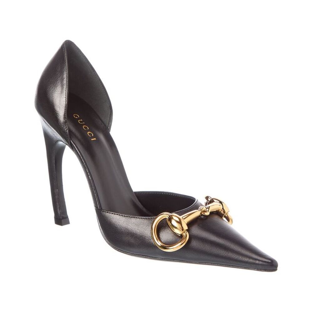 Gucci Boulevard Leather Pump, Black